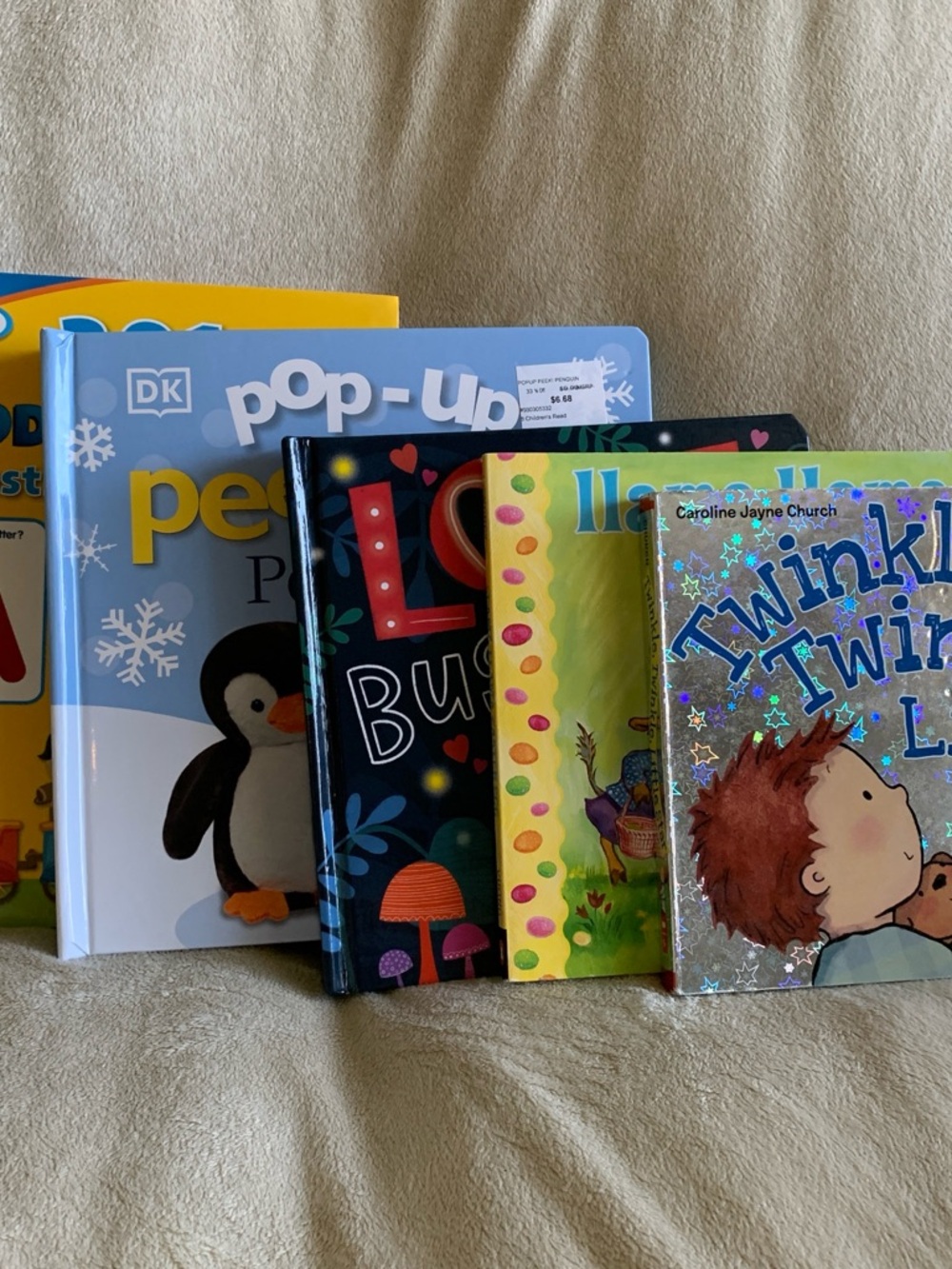 dk active Blue Pop-Up Penguin and Colorful Kids Board Books Set